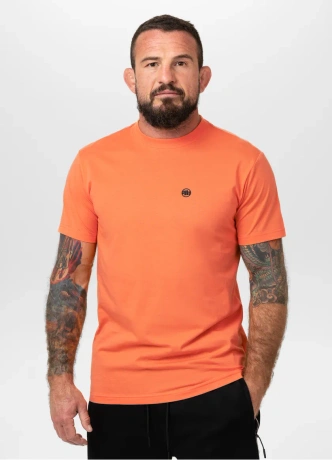Koszulka męska T-Shirt Pit Bull Pitbull Scott pomarańczowa
