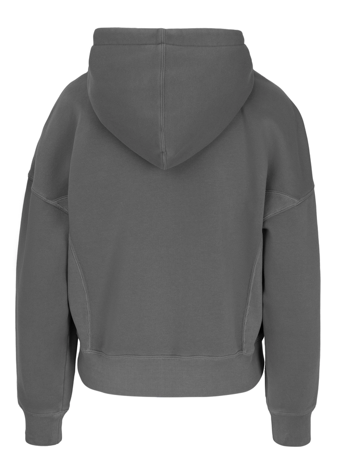 Bluza damska z kapturem Pitbull Manzanita Heart ZIP Washed szara