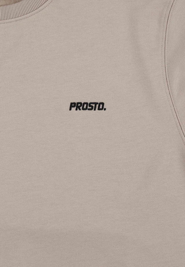 Bluza męska Prosto Infinity Logo crewneck beżowa