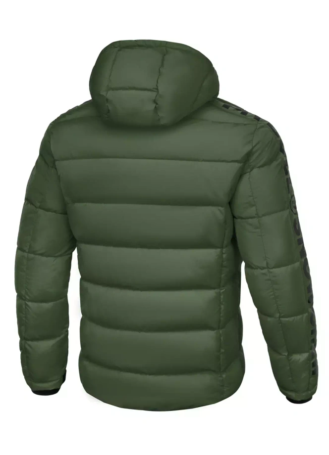 Kurtka zimowa męska Pit Bull Airway 4 Hooded Jacket zielona