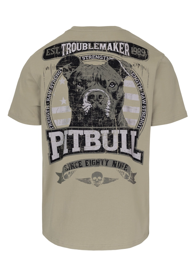 Koszulka męska T-Shirt Pitbull Troublemaker grey harbour