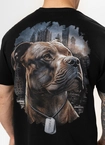 Koszulka męska T-Shirt Pit Bull Pitbull Hero czarna