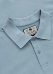 Koszulka męska Polo Pitbull Pique Small Logo Washed niebieska