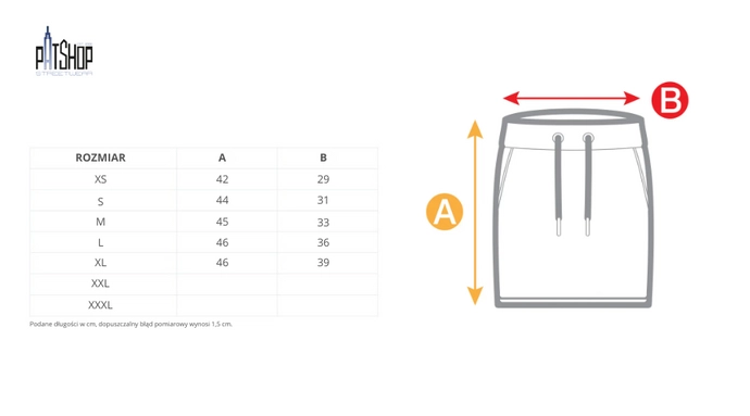 Spódniczka dresowa damska Pit Bull Regatta czarna