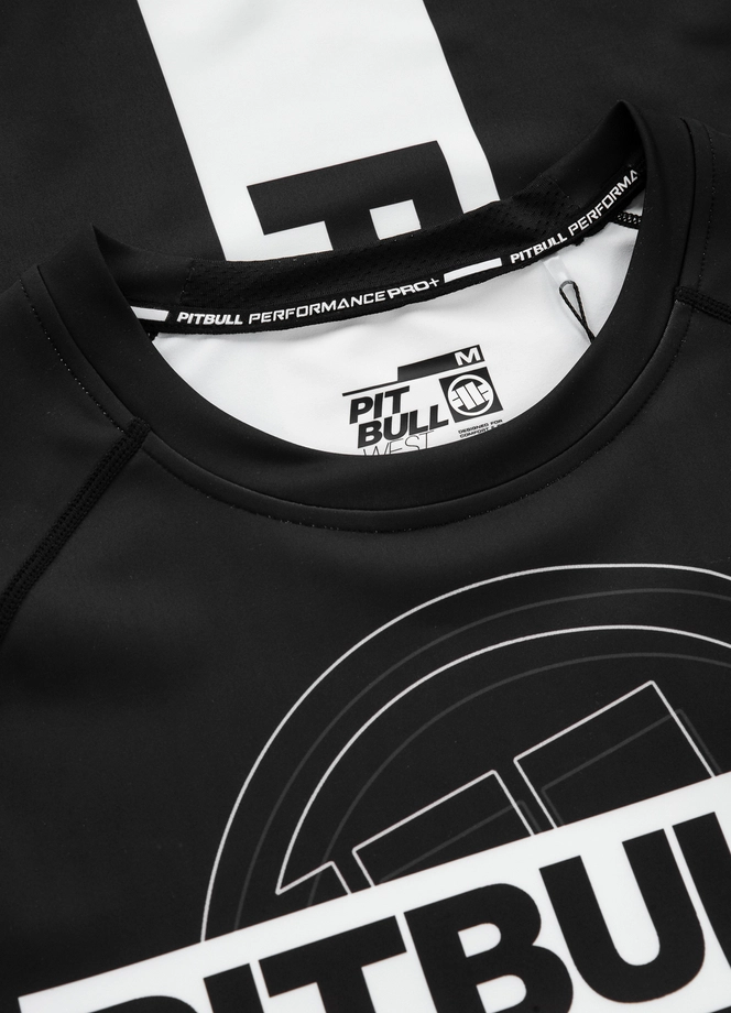 Koszulka rashguard Pit Bull Shortsleeve Hilltop Sports 2 czarna