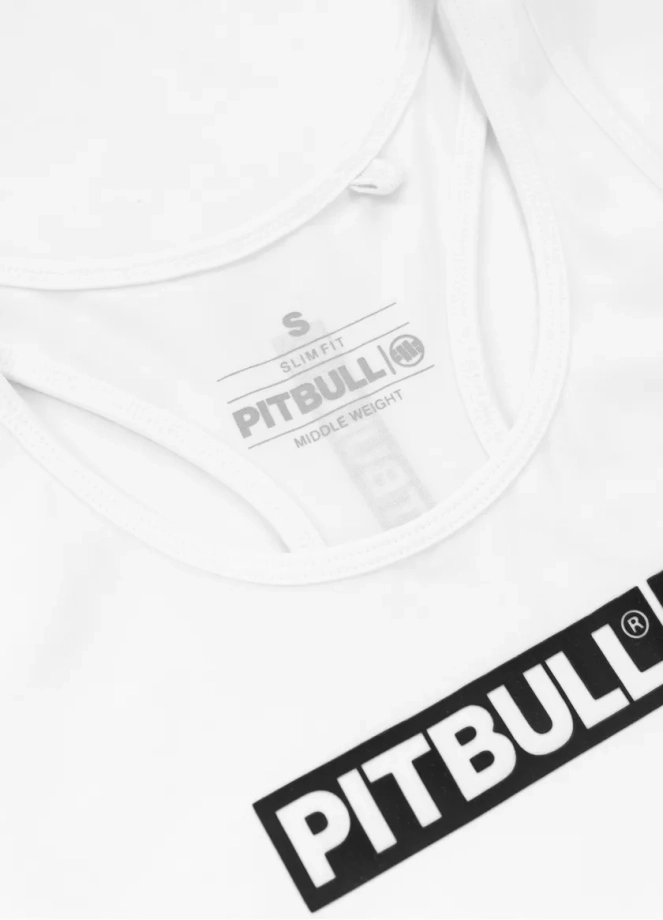 Koszulka Tank Top damski Pit Bull Hilltop biały
