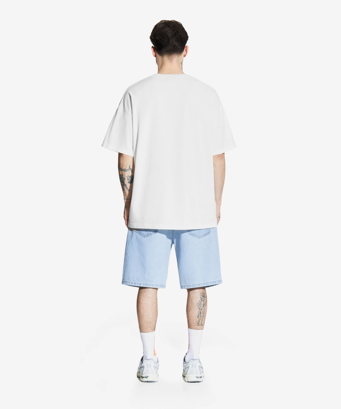 Spodenki męskie jeansowe Prosto Shizzo Baggy jasno niebieskie