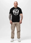 Koszulka męska T-Shirt Pitbull Logo Palms czarna