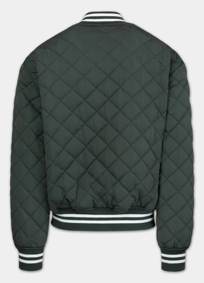 Kurtka męska przejściowa bejsbolówka Pit Bull Jupiter zielona