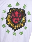 Koszulka T-shirt Dudek P56 Prorok Rasta Lion white