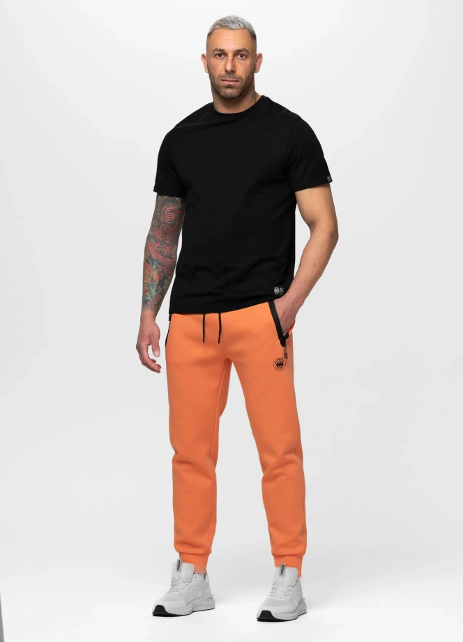 Spodnie męskie dresowe Pit Bull Dogwood 26 fluo pomarańczowe