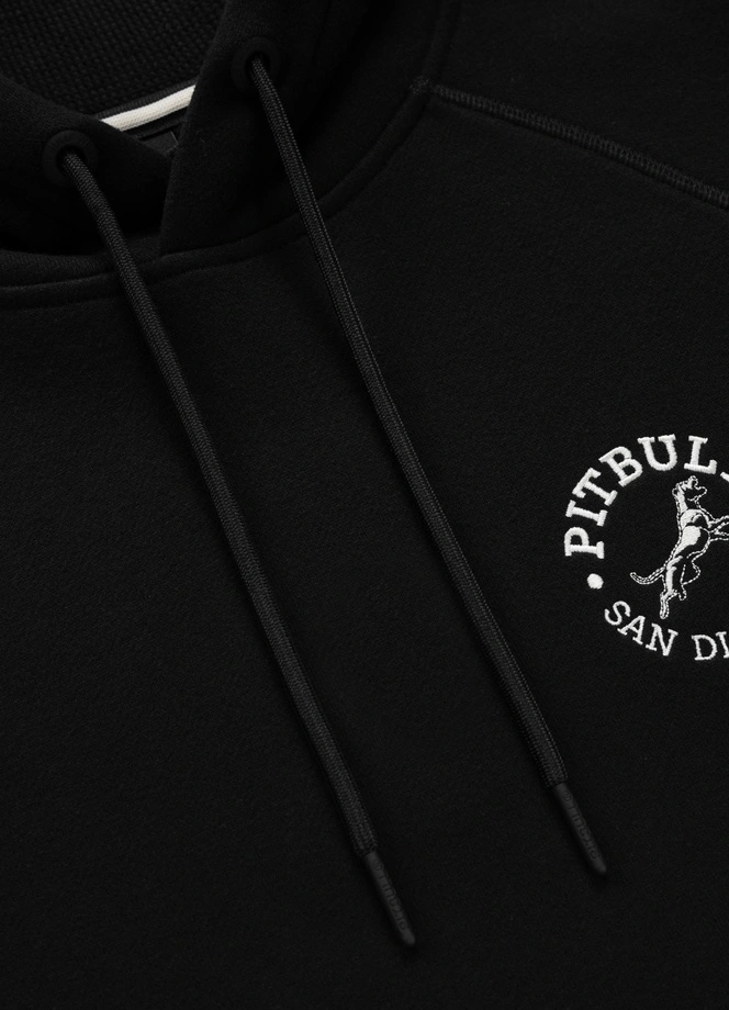 Bluza męska z kapturem Pit Bull San Diego CA czarna