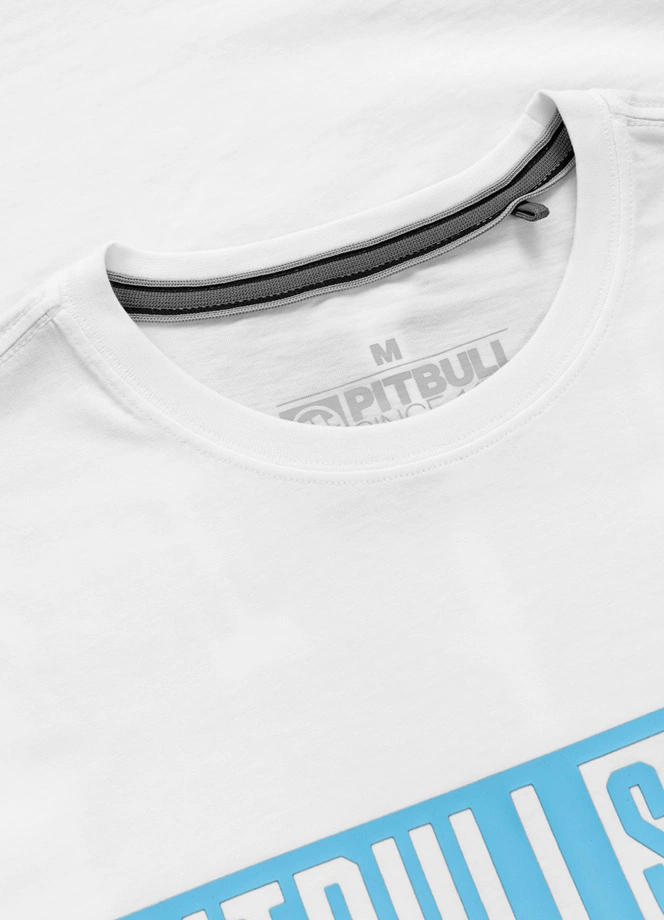 Koszulka męska T-Shirt Pitbull Eighty Nine Dog biała