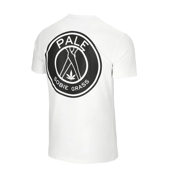 Koszulka męska T-shirt Dudek P56 Palę Sobie Grass biała