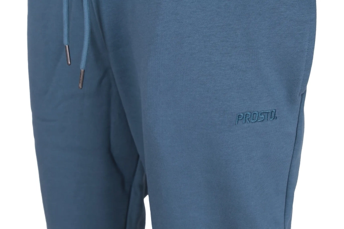 Spodnie dresowe męskie Prosto Klasyk Zeeth niebieskie