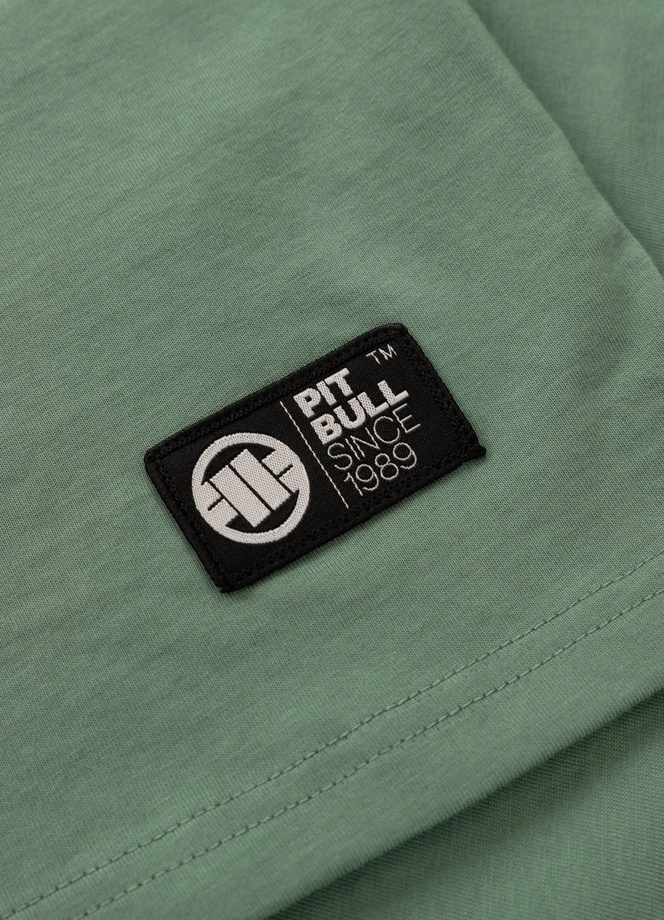 Koszulka męska T-Shirt Pit Bull Pitbull San Diego Born miętowa zielona