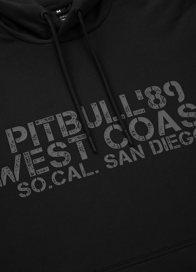 Bluza męska z kapturem Pitbull Pit Bull Driving czarna