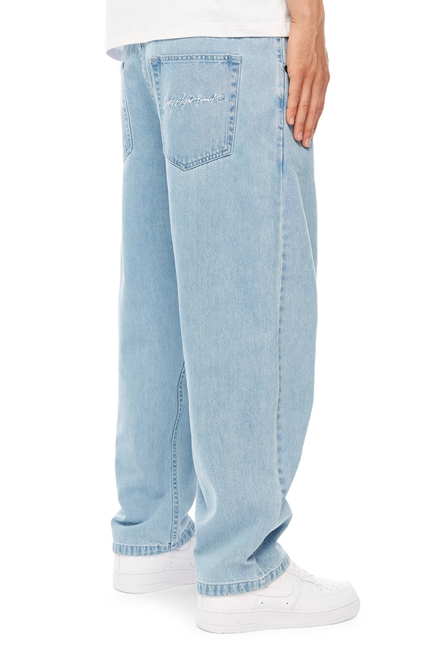 Spodnie męskie Jeans Extra Baggy Mass Denim Authentic jasno niebieskie