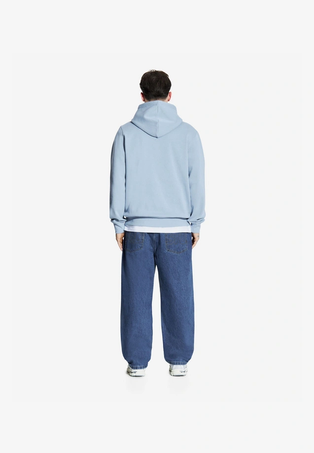Bluza męska z kapturem Prosto Pro hoodie jasno niebieska
