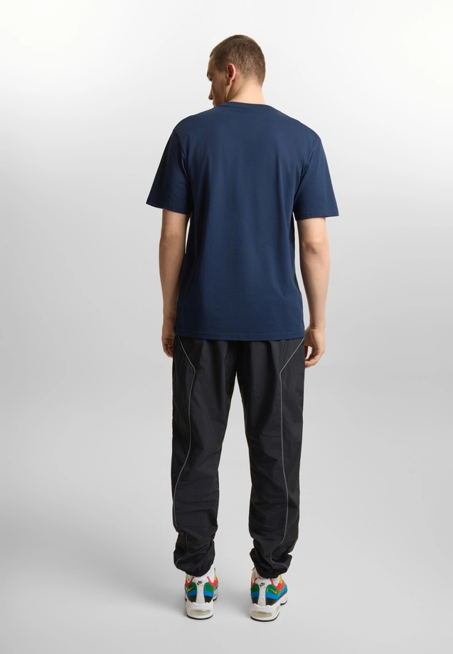 Koszulka męska t-shirt Prosto Runner granatowa