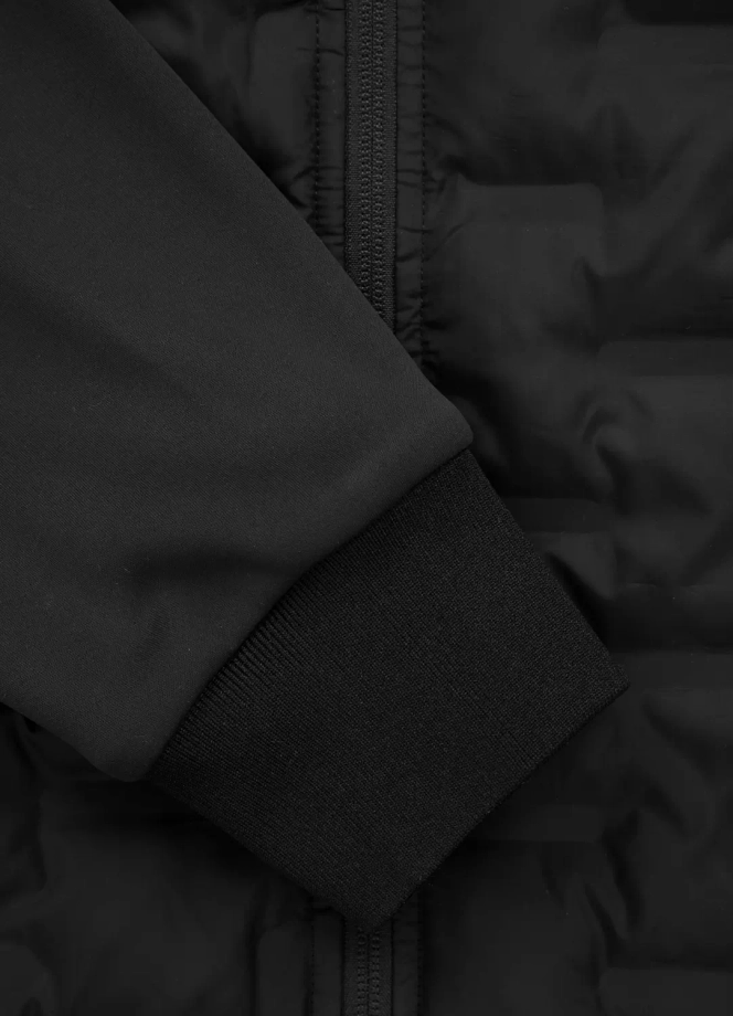 Kurtka męska przejściowa wiosenna Pit Bull Roxton Hooded czarna