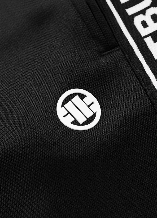 Spodnie dresowe męskie Pit Bull Oldschool Tape Logo 26 czarne