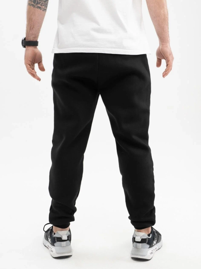 Spodnie dresowe męskie Jigga Wear Name Patch czarne