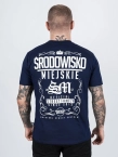 Koszulka męska t-shirt Środowisko Miejskie Theme granatowo/biała