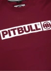 Bluza meska Pitbull Pit Bull Hilltop Terry 23 crewneck bordowa