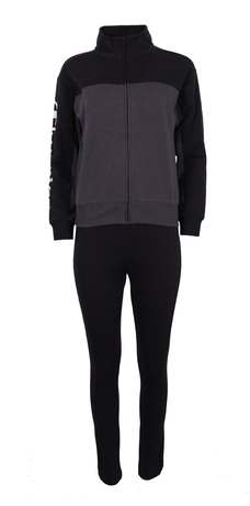Komplet dresowy damski Champion Classic crewneck black/grey