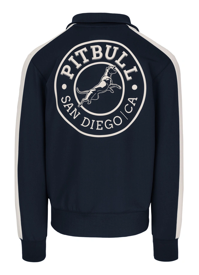Bluza męska rozpinana Pit Bull San Diego CA granatowa
