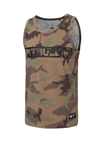 Koszulka męska tank top Pit Bull Pitbull Hilltop zielony woodland camo