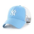 Czapka dziecięca z daszkiem 47 Brand New York Yankees Kids Columbia Branson Mesh jasna niebieska