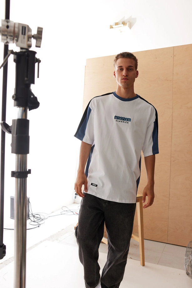 Koszulka męska t-shirt Mass Dnm Drift biała