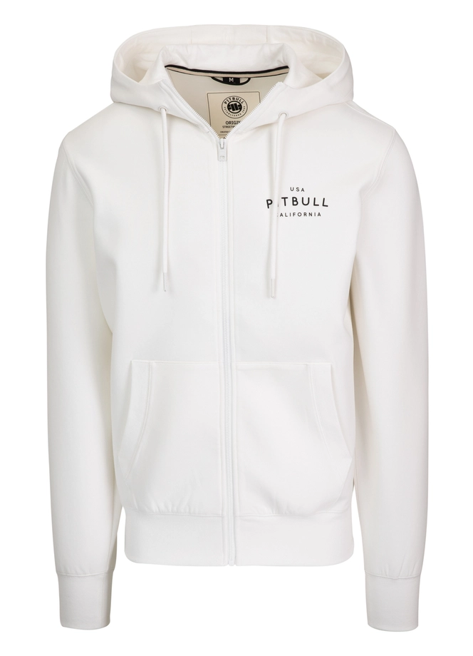 Komplet dresowy męski Pitbull Pit Bull Sampson ZIP biały