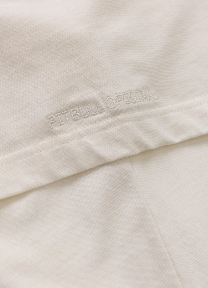 Koszulka męska T-Shirt oversize Pitbull Graffiti Loose Fit biała