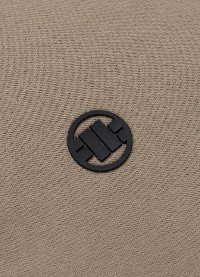 Bluza męska z kapturem Pit Bull Small Logo 25 beżowa