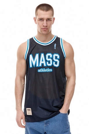 Koszulka męska Tank Top Mass Dnm Club Mesh Jersey granatowa