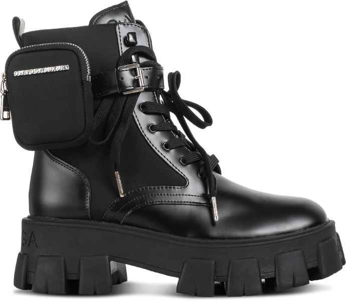Buty damskie workery Olavoga TREAKLY czarne