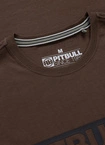 Koszulka męska T-Shirt Pitbull Hilltop ciemno brązowa