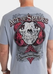 Koszulka męska T-Shirt Pit Bull Pitbull Denim Washed Ace Of Spades II niebieska