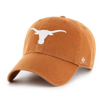 Czapka z daszkiem 47 Brand Texas Longhorns Burnt Orange Clean Up pomarańczowa