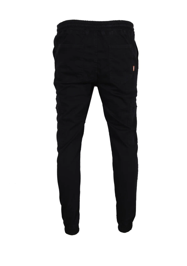 Spodnie jogger Elade Classic Cargo Jeans czarne