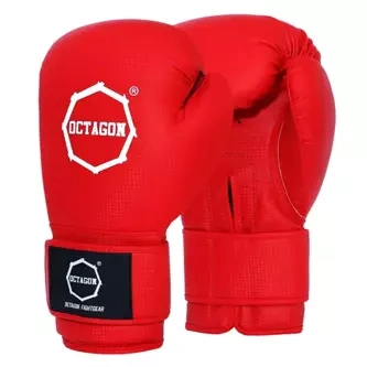 Rękawice bokserskie Octagon Kevlar czerwone