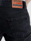 Spodnie męskie Jeans Jigga Wear Mini Haft Logo czarne