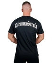 Koszulka męska T-shirt Ciemna Strefa Biały Gotyk czarna
