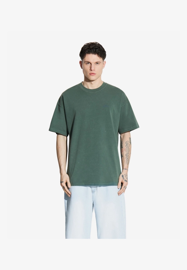 Koszulka męska t-shirt oversize Prosto Hex zielona