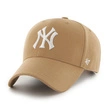 Czapka z daszkiem 47 Brand MLB New York Yankees Camel brązowa