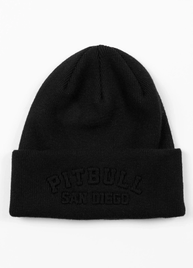 Czapka zimowa Pit Bull Beanie Pitbull SD Wendell czarna