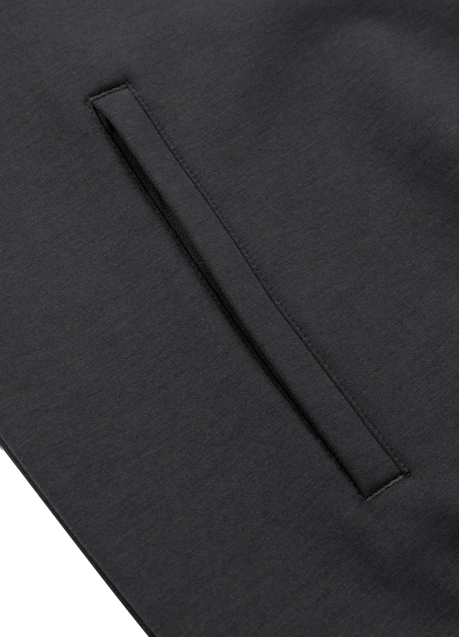 Bluza męska z kapturem ZIP Pitbull Pit Bull Explorer hooded ciemno szara